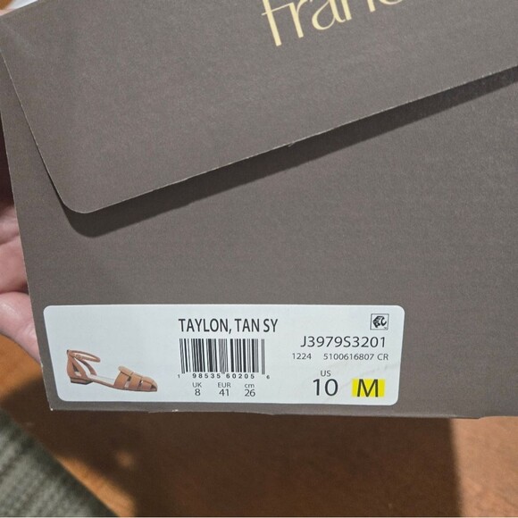 Franco Sarto Taylon Fisherman Sandals, Tan Size 10 - Picture 9 of 9